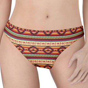 Native Inspired Pattern Print Women's Thong