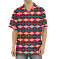 Native Navajo Pattern Print Aloha Shirt
