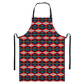 Native Navajo Pattern Print Bib Apron With Pocket