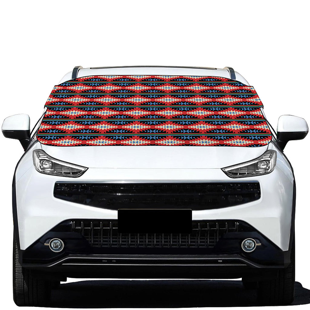 Native Navajo Pattern Print Car Windshield Snow Cover