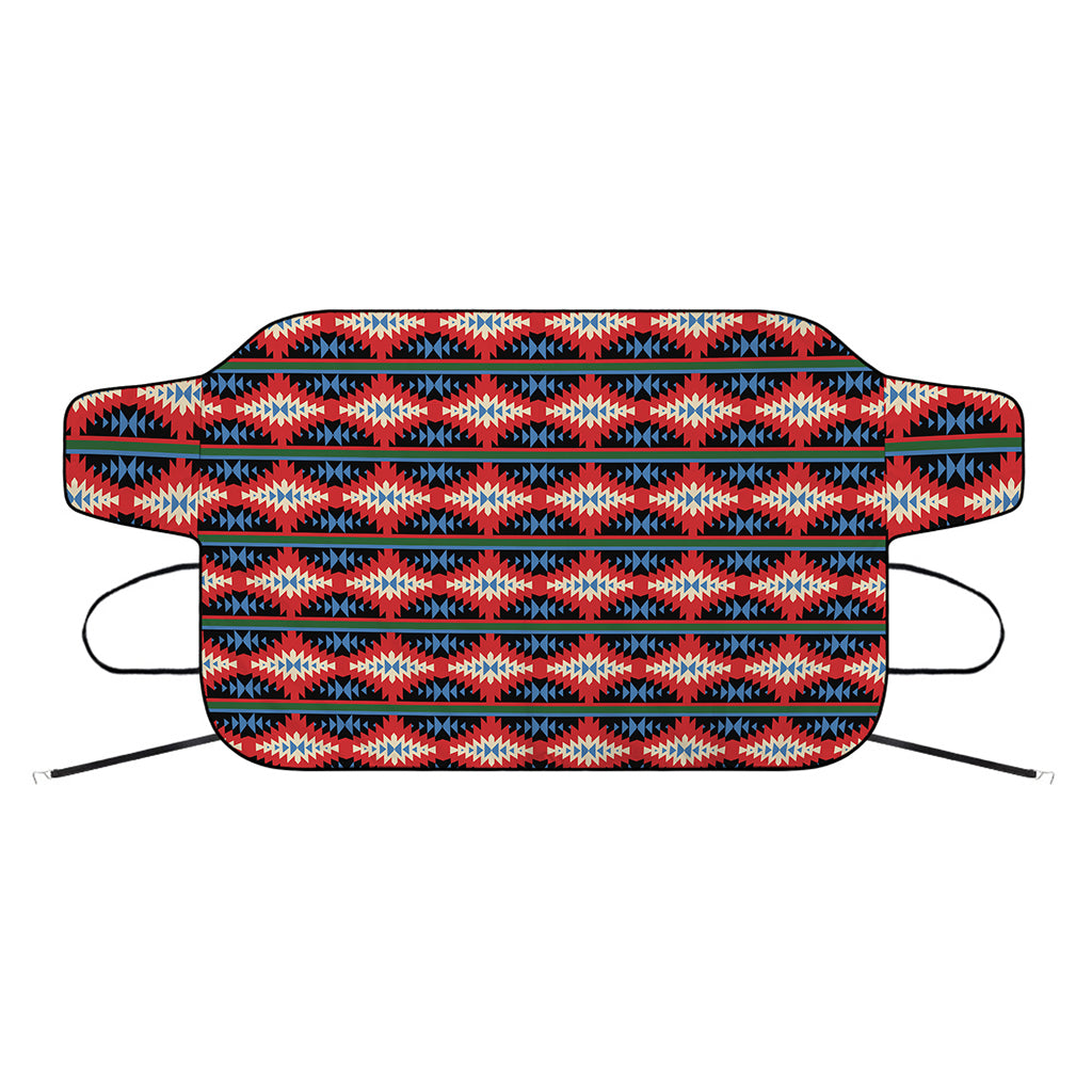 Native Navajo Pattern Print Car Windshield Snow Cover