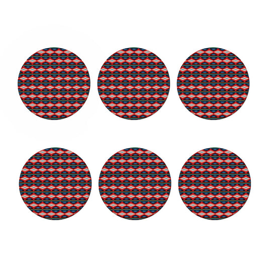 Native Navajo Pattern Print Coaster Set