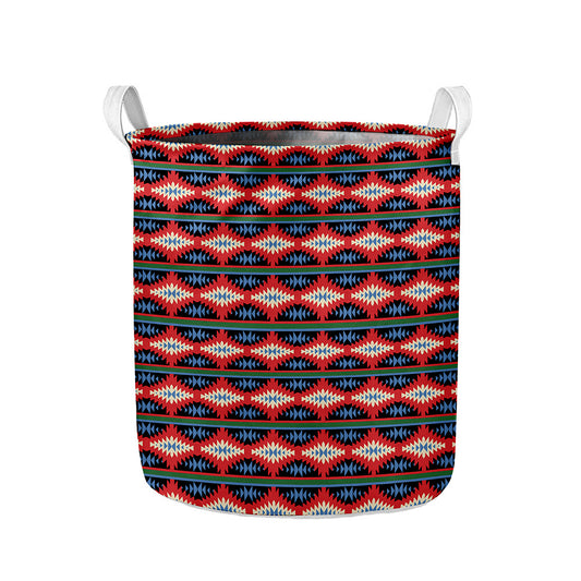 Native Navajo Pattern Print Collapsible Laundry Basket
