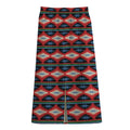 Native Navajo Pattern Print Cotton Front Slit Maxi Skirt