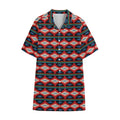 Native Navajo Pattern Print Cotton Hawaiian Shirt