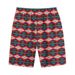 Native Navajo Pattern Print Cotton Shorts