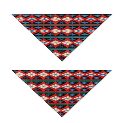 Native Navajo Pattern Print Dog Bandana