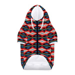 Native Navajo Pattern Print Dog Zip Up Hoodie