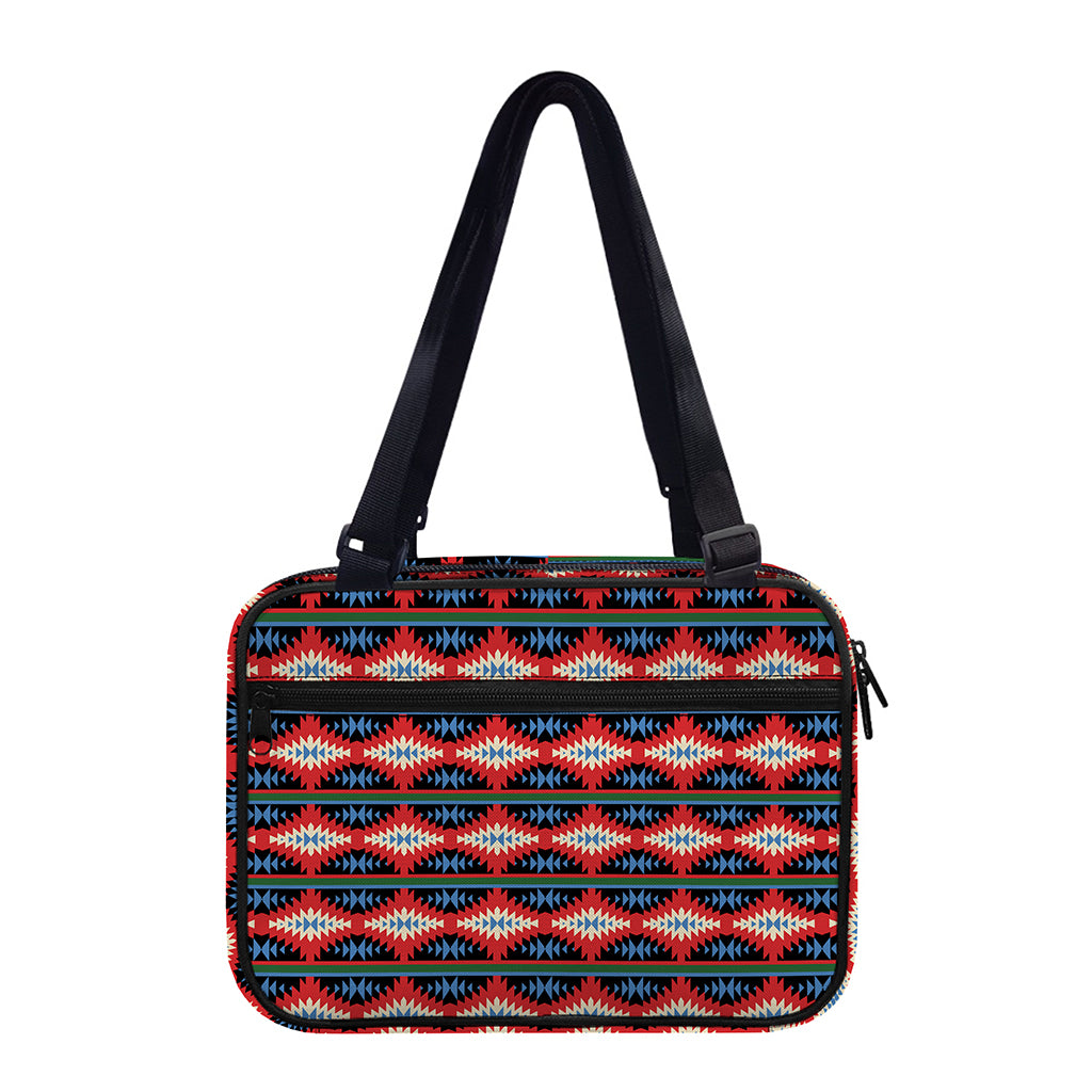 Native Navajo Pattern Print Double Strap Bible Bag
