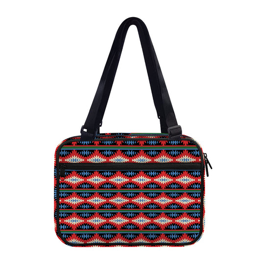 Native Navajo Pattern Print Double Strap Bible Bag