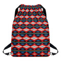 Native Navajo Pattern Print Drawstring Backpack
