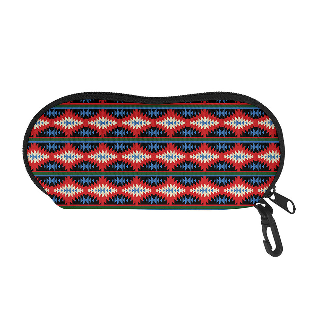 Native Navajo Pattern Print Glasses Case