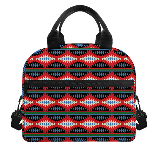 Native Navajo Pattern Print Insulated Lunch Bag