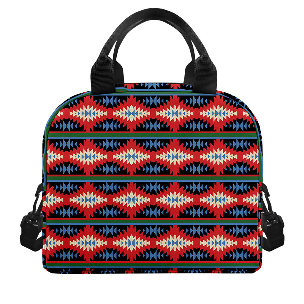 Native Navajo Pattern Print Insulated Lunch Bag