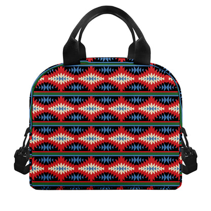 Native Navajo Pattern Print Insulated Lunch Bag