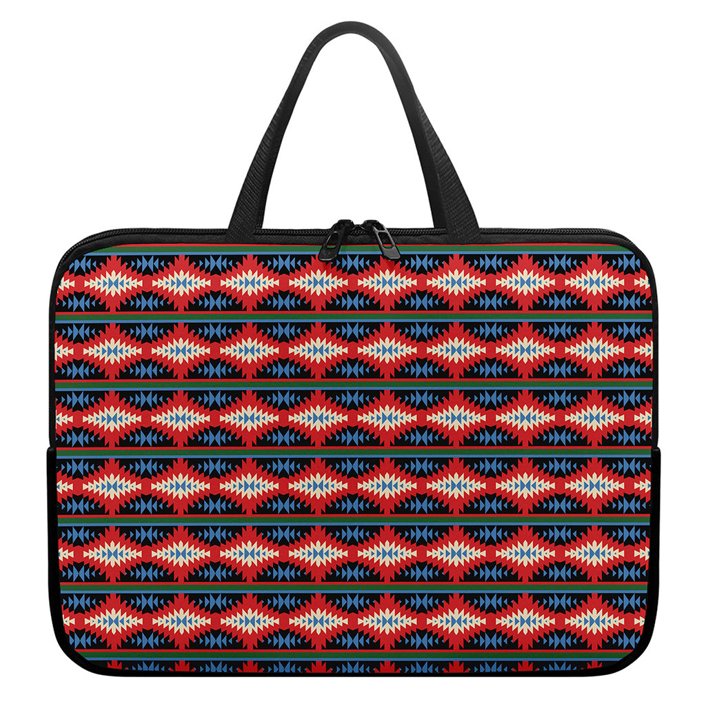 Native Navajo Pattern Print Laptop Sleeve With Handle