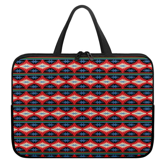 Native Navajo Pattern Print Laptop Sleeve With Handle