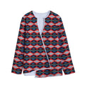 Native Navajo Pattern Print Long Sleeve Short Coat