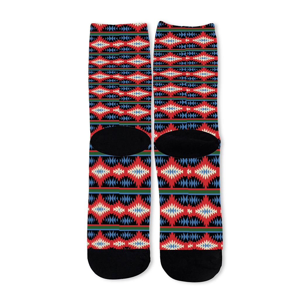 Native Navajo Pattern Print Long Socks