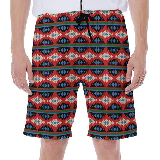Native Navajo Pattern Print Men's Beach Shorts