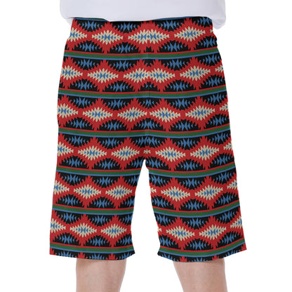 Native Navajo Pattern Print Men's Beach Shorts