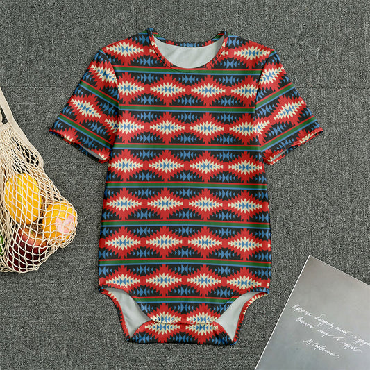 Native Navajo Pattern Print Men's Bodysuit