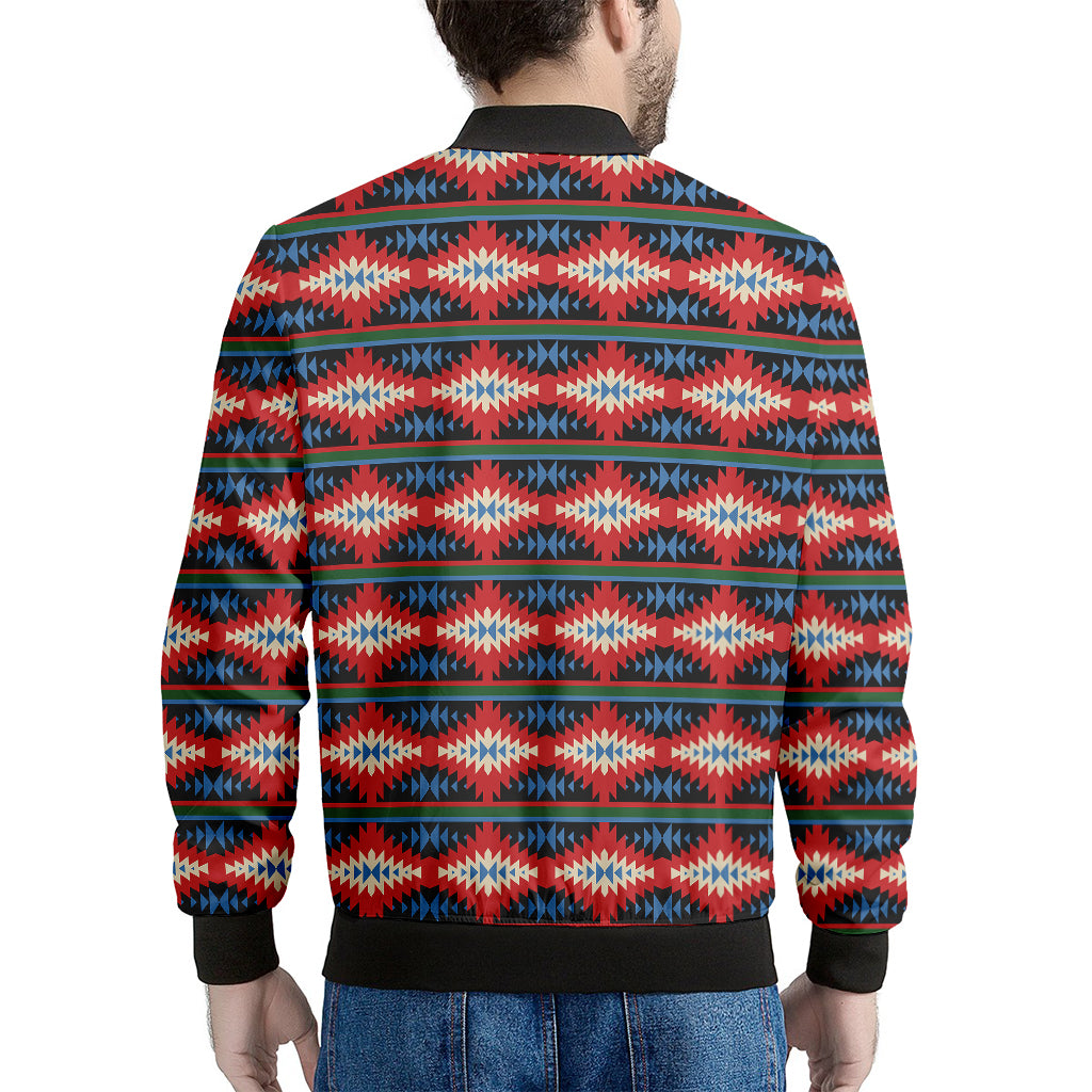 Native Navajo Pattern Print Men's Bomber Jacket