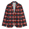 Native Navajo Pattern Print Men's Cotton Blazer