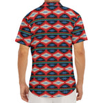 Native Navajo Pattern Print Men's Deep V-Neck Shirt