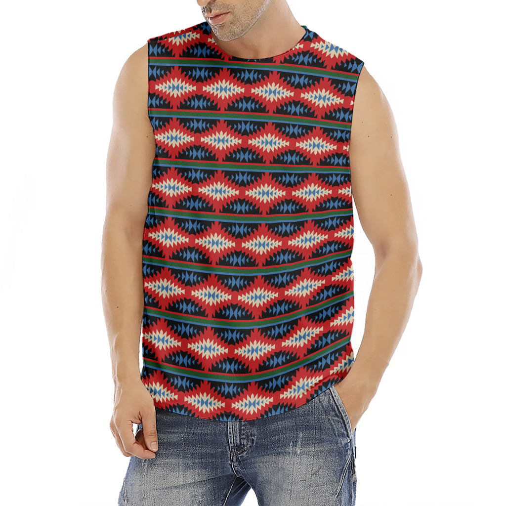 Native Navajo Pattern Print Men's Fitness Tank Top