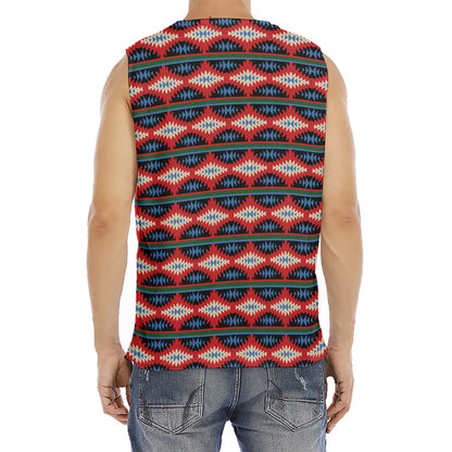 Native Navajo Pattern Print Men's Fitness Tank Top