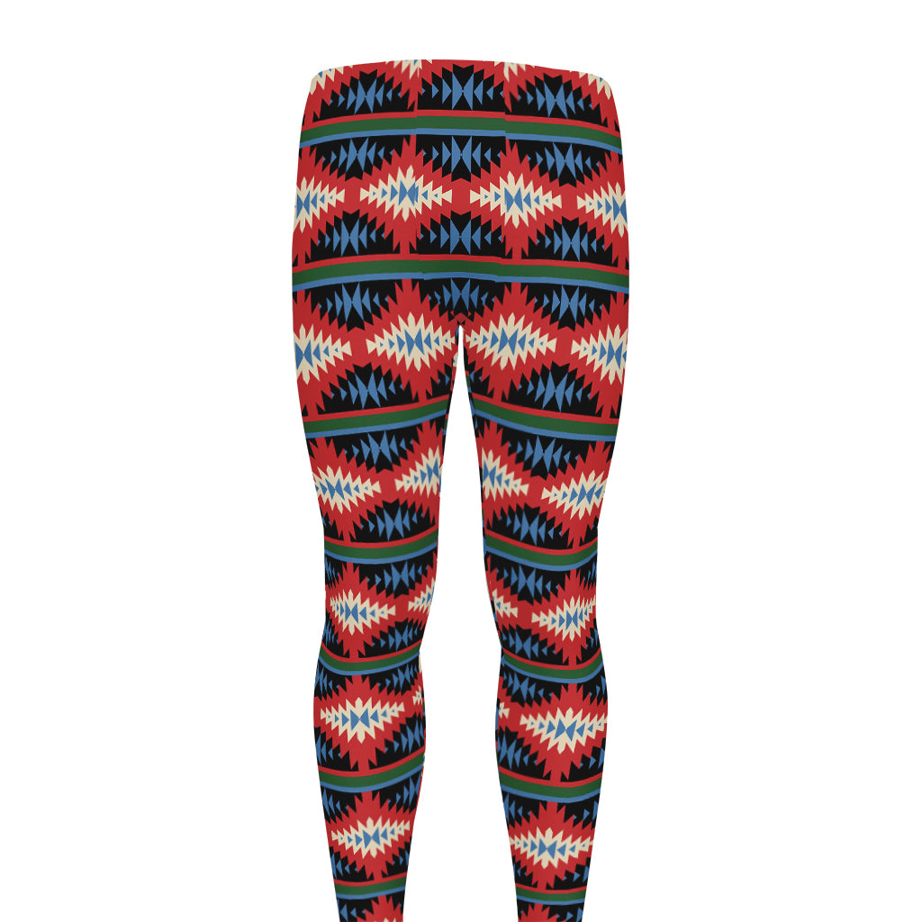 Native Navajo Pattern Print Men's leggings