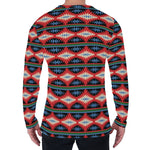 Native Navajo Pattern Print Men's Long Sleeve T-Shirt