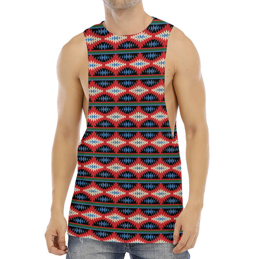 Native Navajo Pattern Print Men's Muscle Tank Top