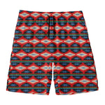 Native Navajo Pattern Print Men's Swim Trunks