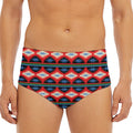 Native Navajo Pattern Print Men's Triangle Swim Briefs