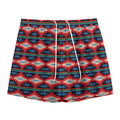Native Navajo Pattern Print Mesh Shorts