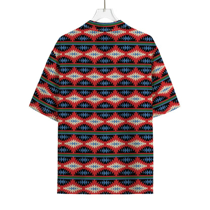 Native Navajo Pattern Print Rayon Hawaiian Shirt