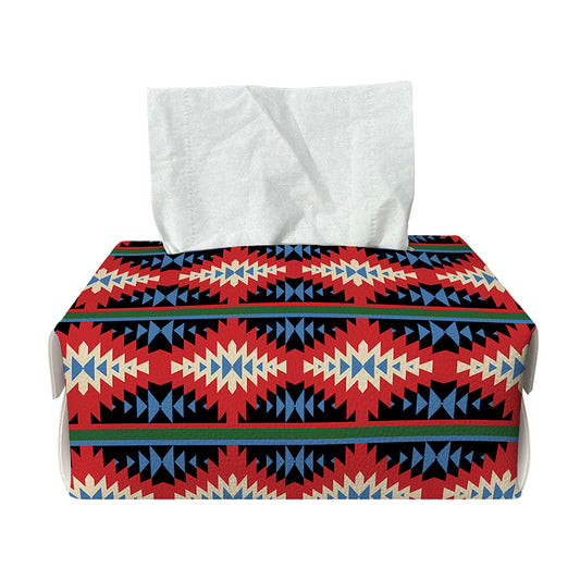 Native Navajo Pattern Print Rectangle Tissue Box Cover