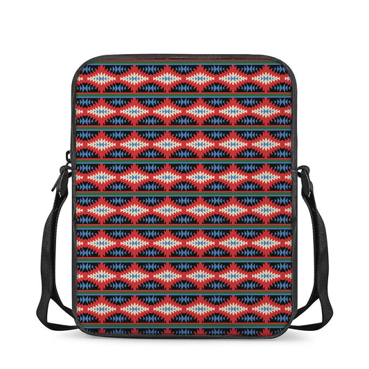 Native Navajo Pattern Print Rectangular Crossbody Bag