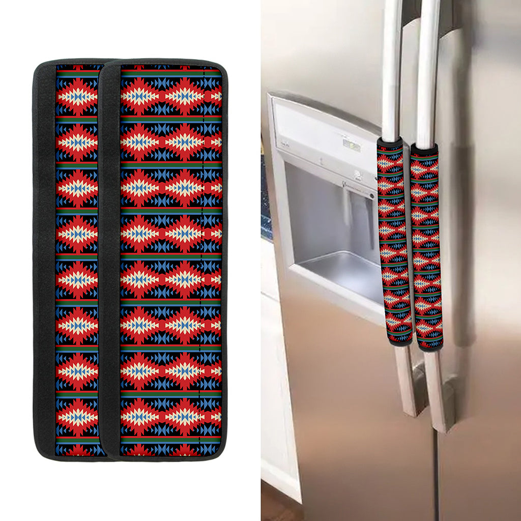 Native Navajo Pattern Print Refrigerator Handle Covers