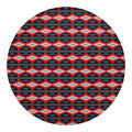 Native Navajo Pattern Print Round Blanket