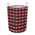 Native Navajo Pattern Print Round Laundry Basket