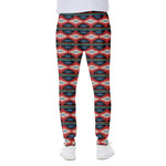 Native Navajo Pattern Print Scuba Joggers