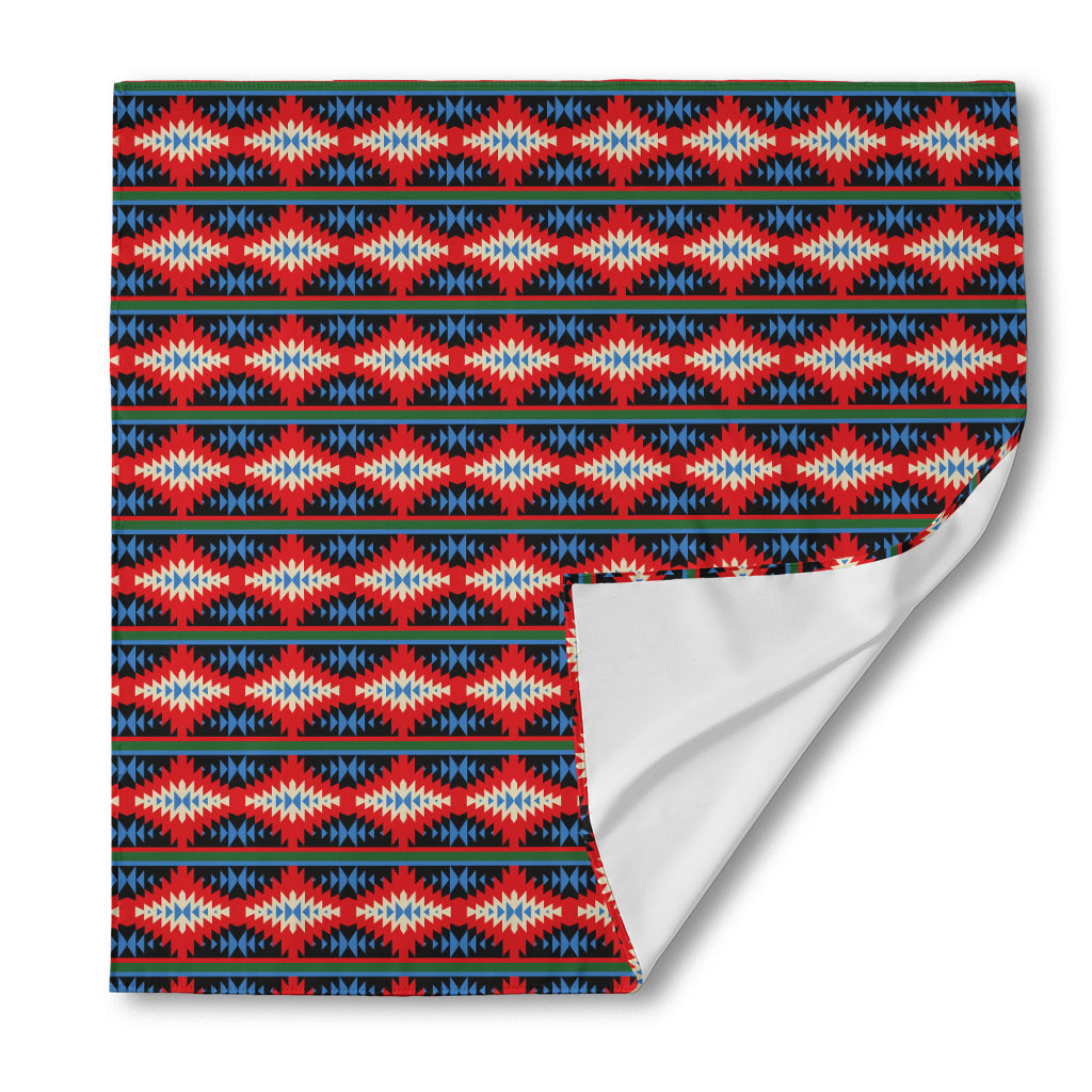 Native Navajo Pattern Print Silk Bandana