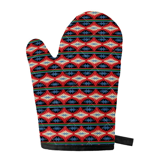 Native Navajo Pattern Print Single Oven Mitt