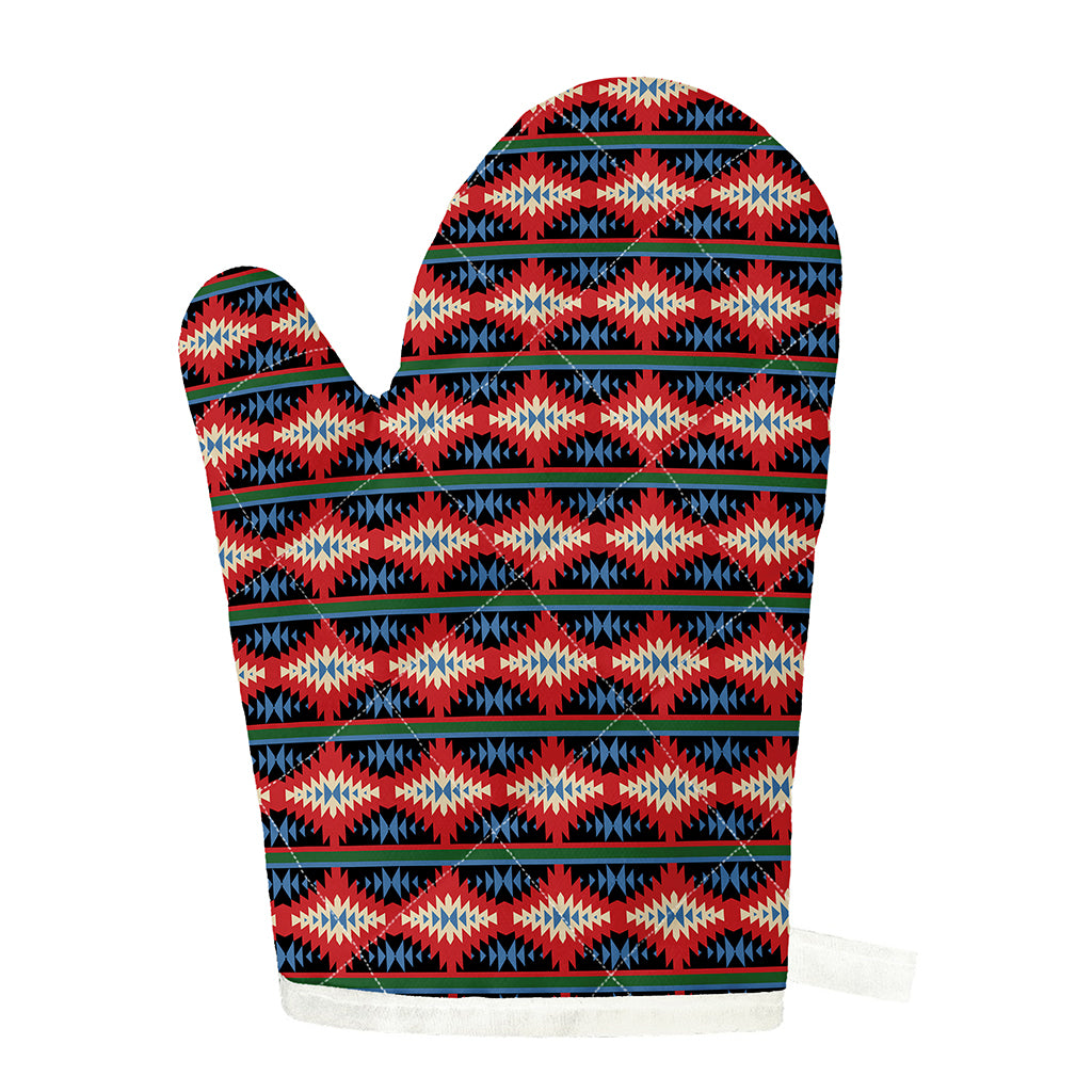 Native Navajo Pattern Print Single Oven Mitt