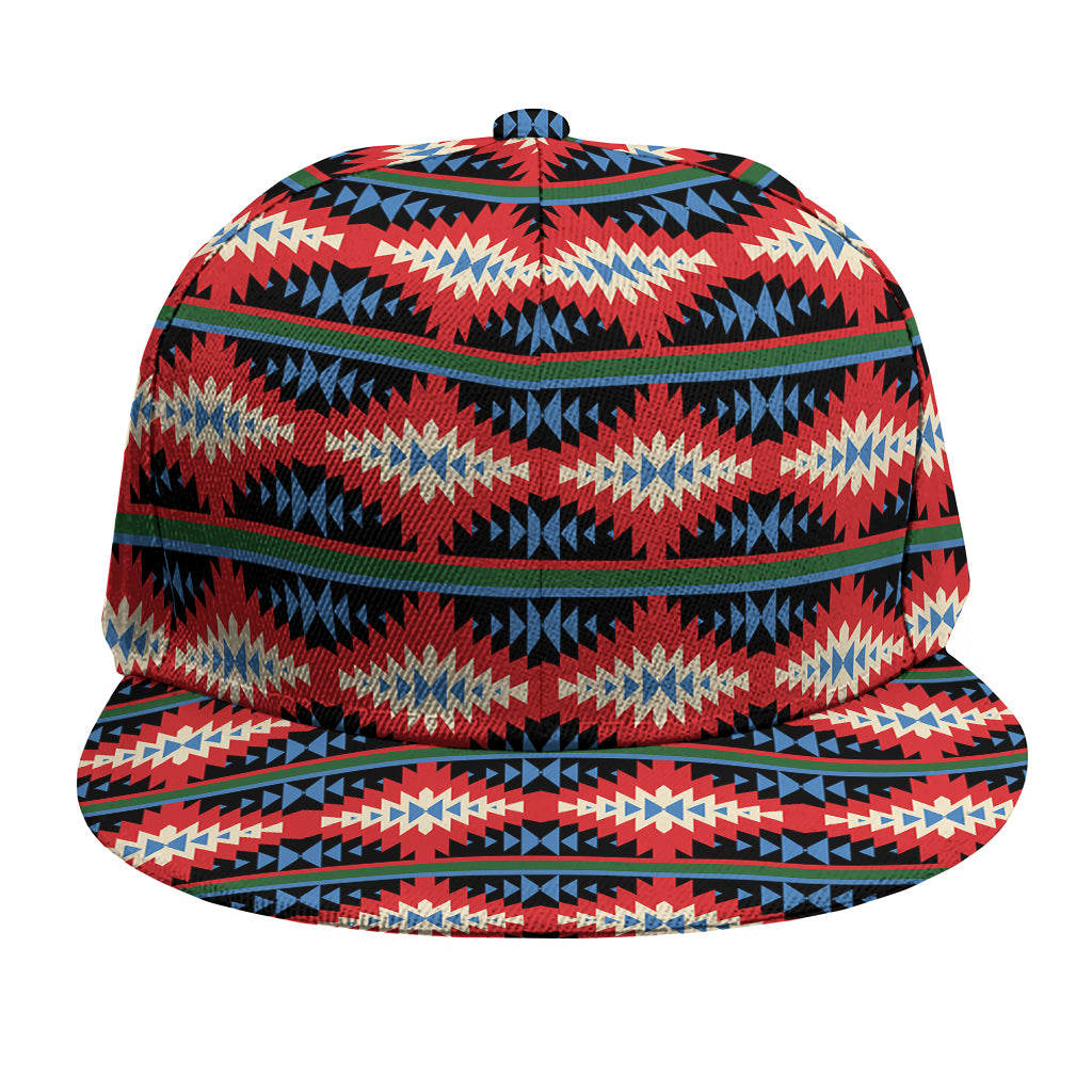 Native Navajo Pattern Print Snapback Cap