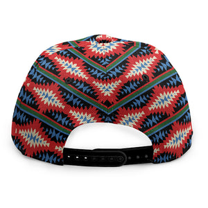 Native Navajo Pattern Print Snapback Cap