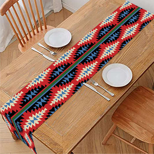 Native Navajo Pattern Print Table Runner